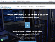 Tablet Screenshot of pagehost.com.br